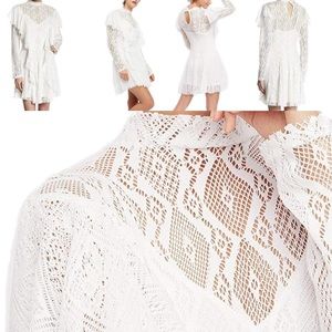 BRAND NEW FREE-PEOPLE WHITE DRESS